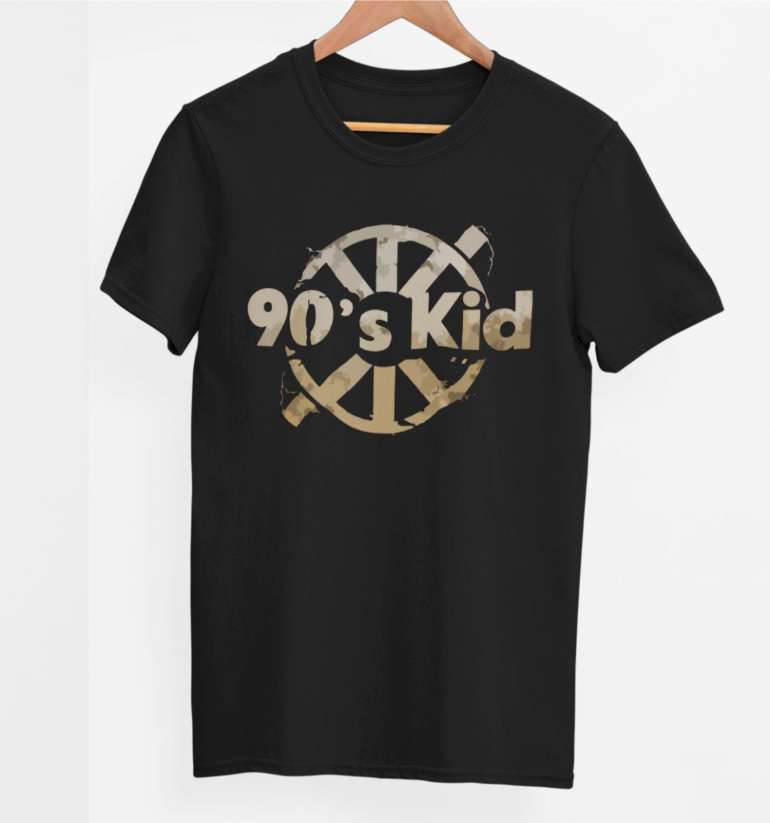 Svart UNISEX T-shirt ”90's kid”