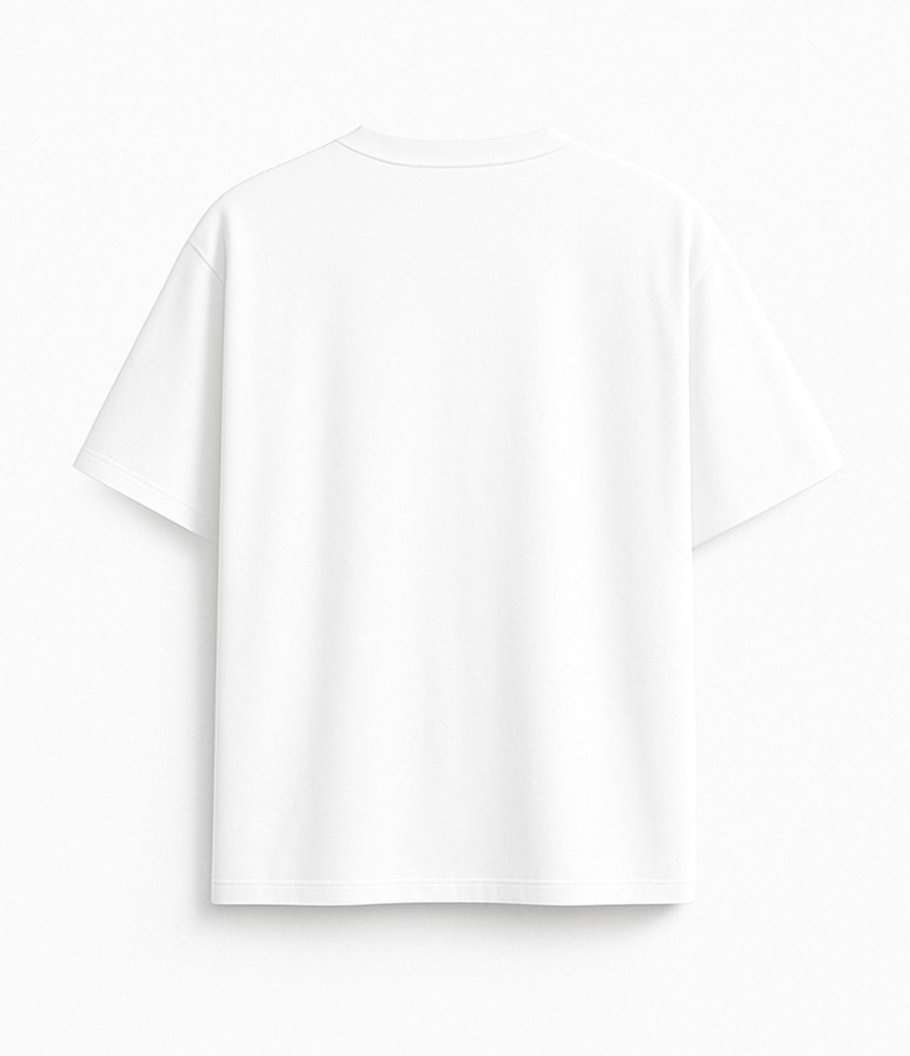 Oversized white T-shirt "If friday"
