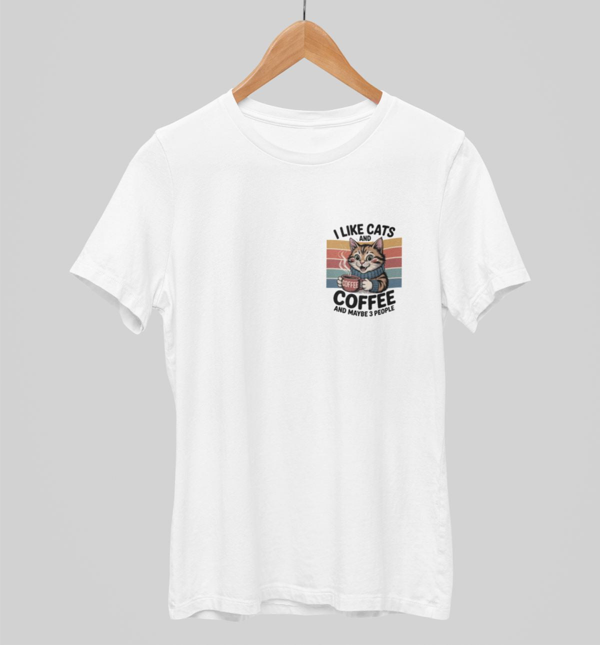 Vit UNISEX T-shirt Three People