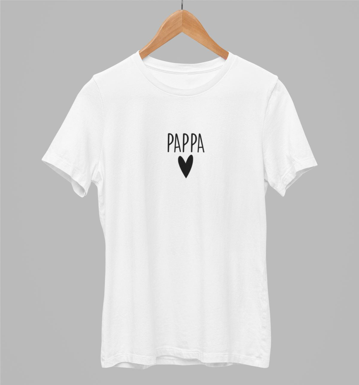 Vit UNISEX T-shirt “Pappa”