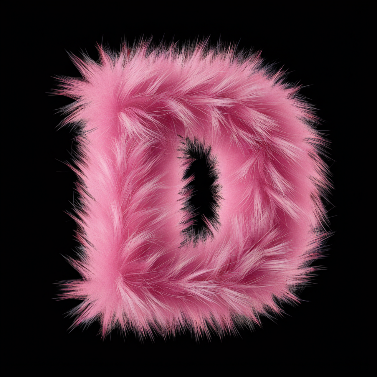 Svart UNISEX T-shirt “D Buchstabe”